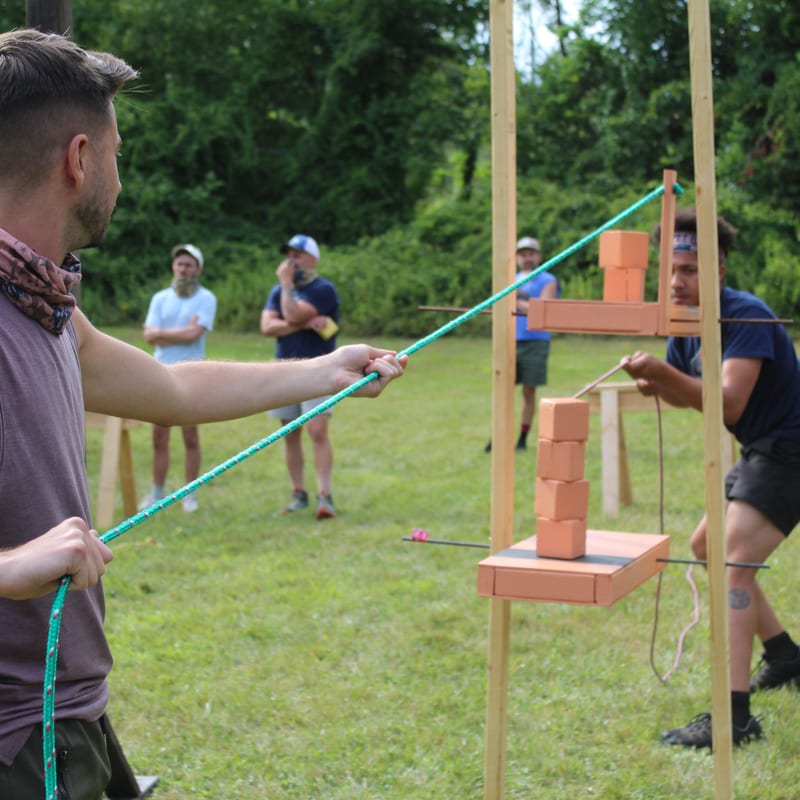 Players at The Reality Retreat