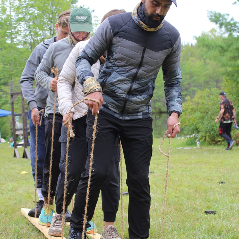 Players at The Reality Retreat